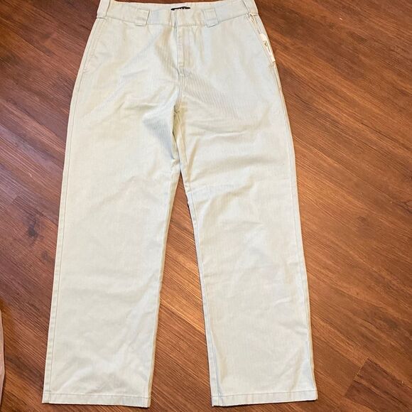 Obey Creeper High Waisted Straight Leg Trousers Size 31 - Picture 2 of 11